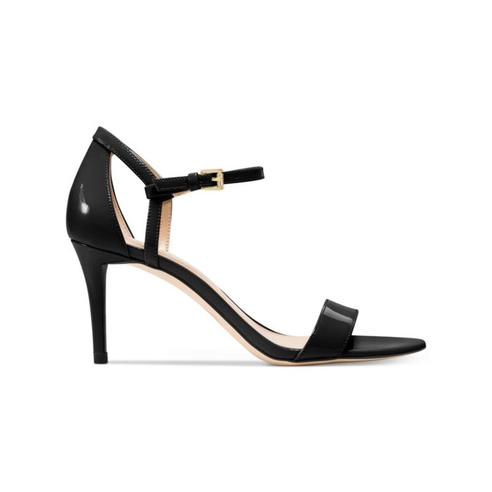 NWT MICHAEL KORS Womens Black Simone Round Toe Stiletto Sandals Shoes 9 M - Picture 3 of 4